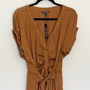 STEVE MADDEN Bruno Tie Waist Dress, XL, NWT